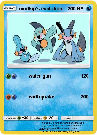 Pokemon mudkip's evolution