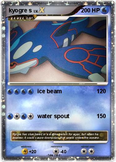 Pokemon kyogre s