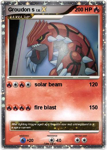 Pokemon Groudon s