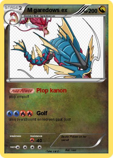 Pokemon M garedows ex