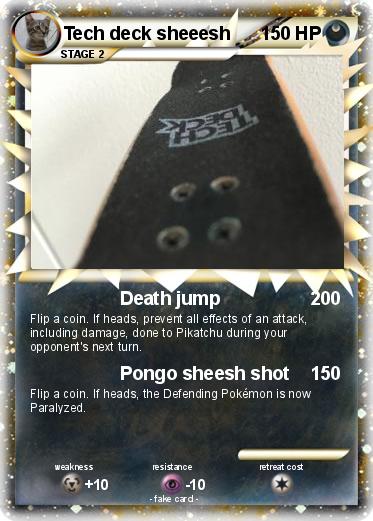 Pokemon Tech deck sheeesh