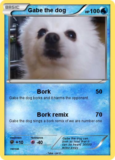 Pokemon Gabe the dog