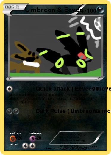 Pokemon Umbreon & Eevee