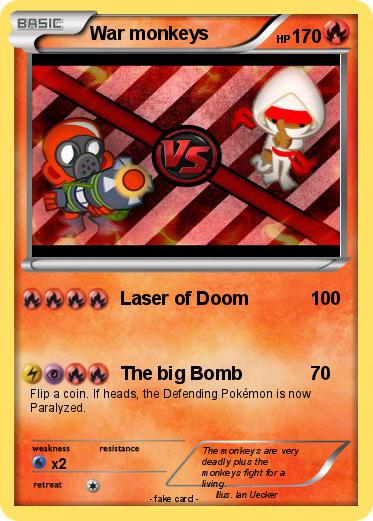Pokemon War monkeys