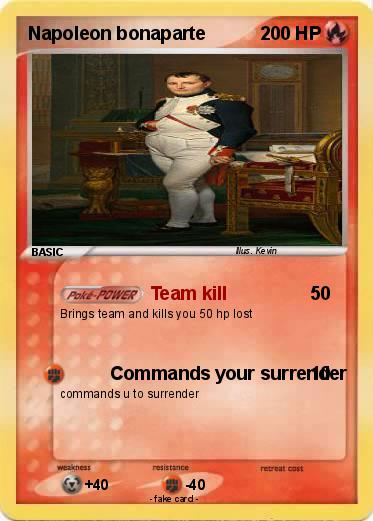 Pokemon Napoleon bonaparte