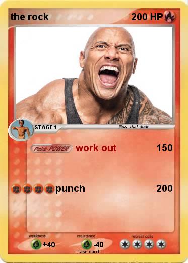 Pokemon the rock
