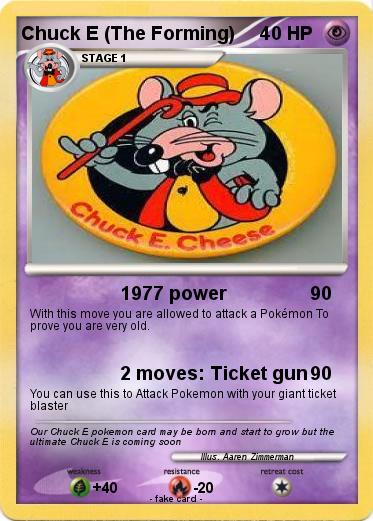 Pokemon Chuck E (The Forming)