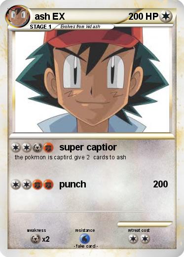 Pokemon ash EX