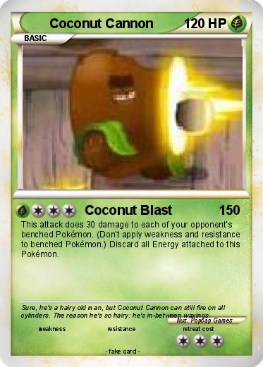 Pokemon Coconut Cannon