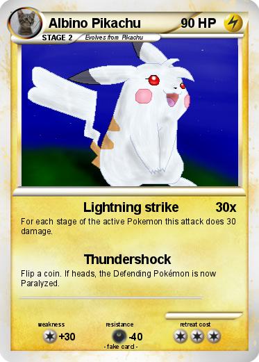 Pokemon Albino Pikachu