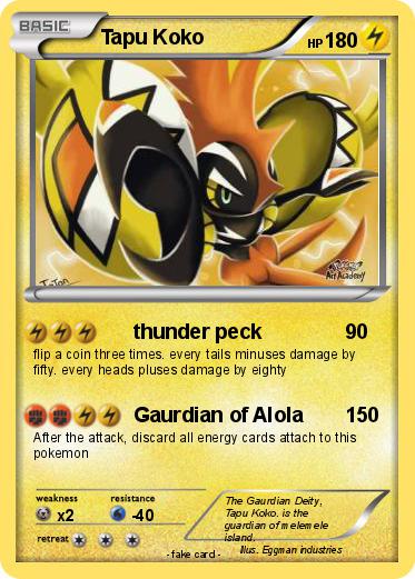 Pokemon Tapu Koko
