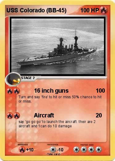 Pokemon USS Colorado (BB-45)