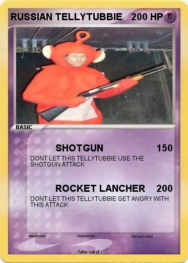 Pokemon RUSSIAN TELLYTUBBIE