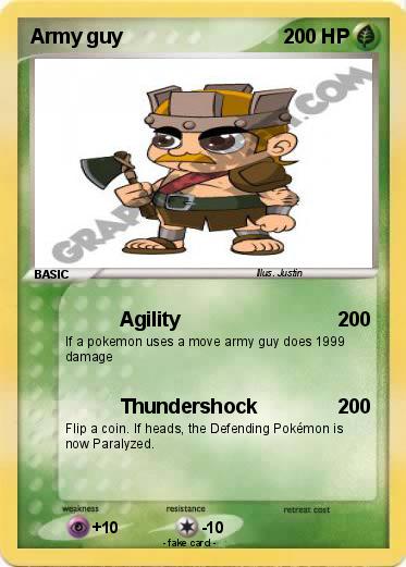 Pokemon Army guy