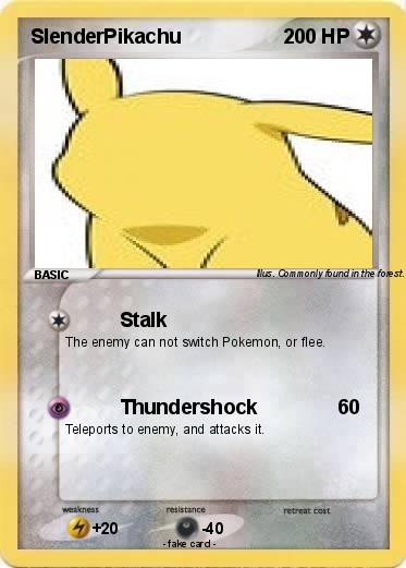 Pokemon SlenderPikachu