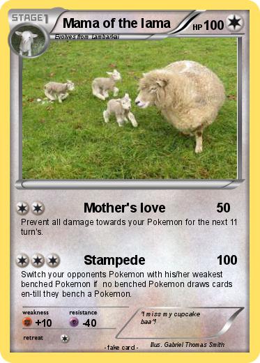 Pokemon Mama of the lama