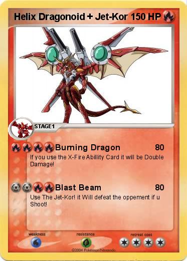 Pokemon Helix Dragonoid + Jet-Kor