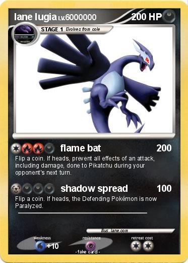 Pokemon lane lugia