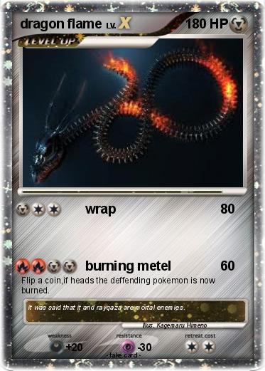 Pokemon dragon flame