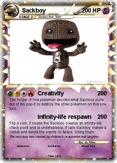 Pokemon Sackboy