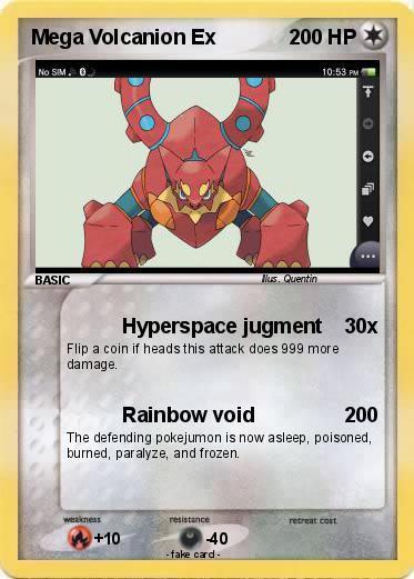 Pokemon Mega Volcanion Ex
