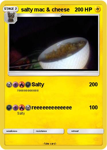 Pokemon salty mac & cheese