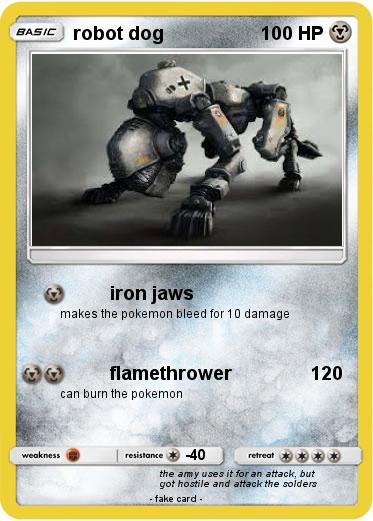 Pokemon robot dog