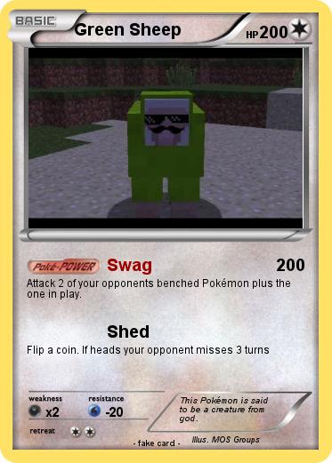 Pokemon Green Sheep