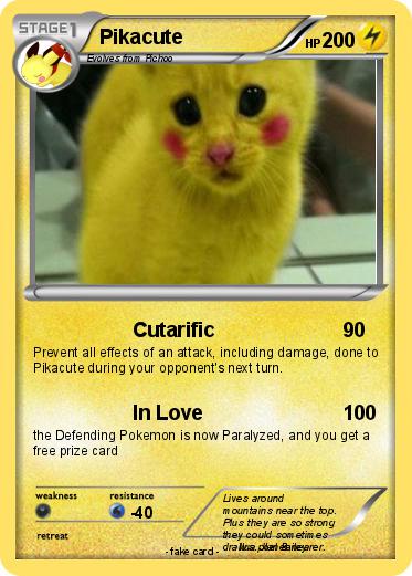 Pokemon Pikacute