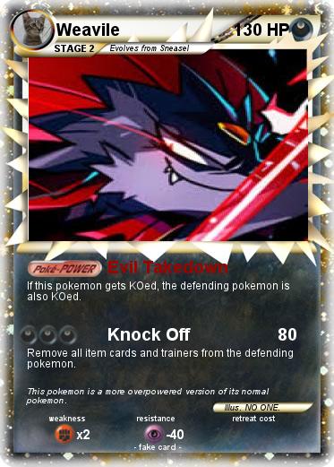 Pokemon Weavile