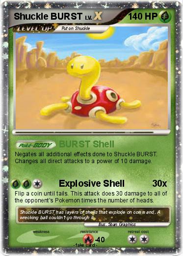 Pokemon Shuckle BURST