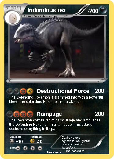 Pokemon Indominus rex