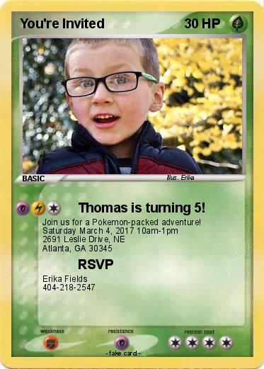 Pokemon You're Invited