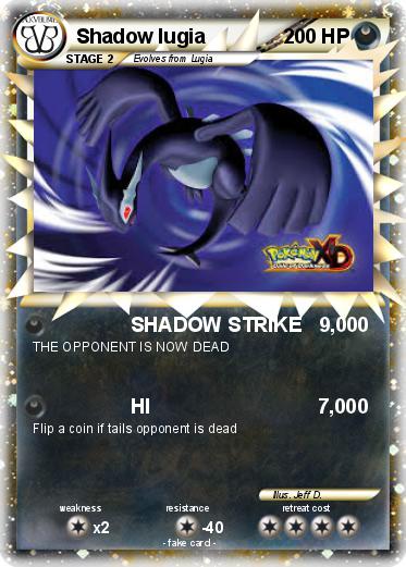 Pokemon Shadow lugia