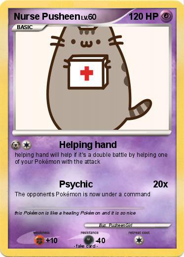 Pokemon Nurse Pusheen