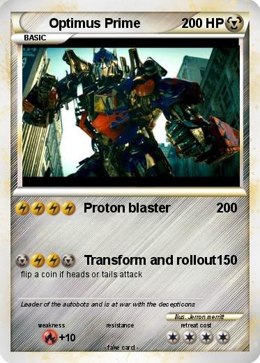 Pokemon Optimus Prime