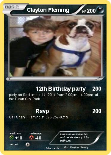 Pokemon Clayton Fleming