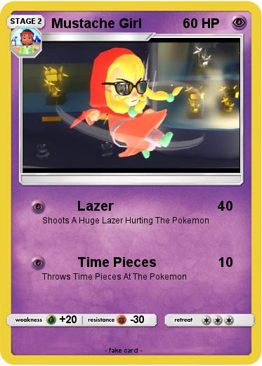 Pokemon Mustache Girl