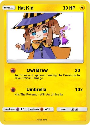 Pokemon Hat Kid