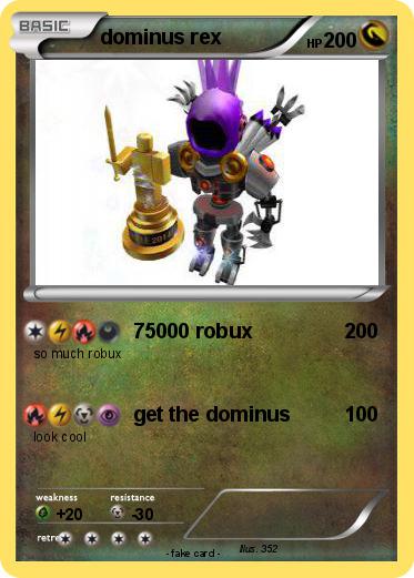 WTS] Roblox- Dominus Rex For Sale - MPGH - MultiPlayer Game