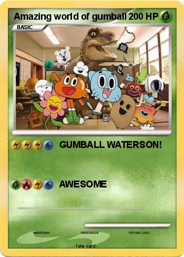 Pokemon Amazing world of gumball
