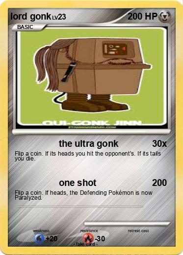 Pokemon lord gonk