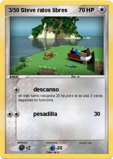 Pokemon 3/50 Steve ratos libres