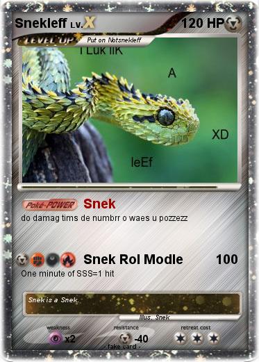 Pokemon Snekleff