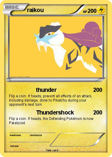 Pokemon raikou