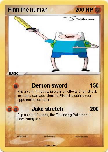 Pokemon Finn the human