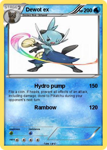 Pokemon Dewot ex