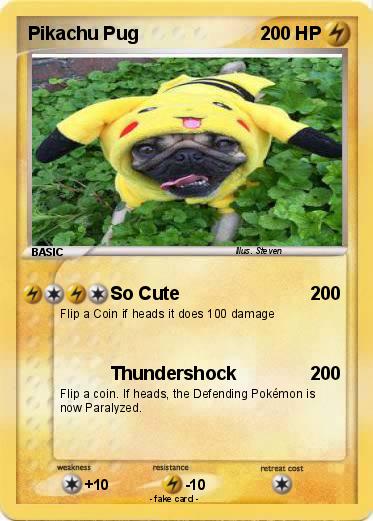 Pokemon Pikachu Pug
