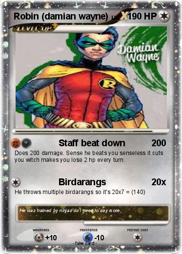 Pokemon Robin (damian wayne)