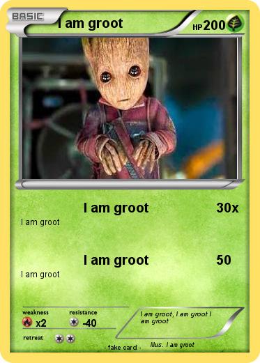 Pokemon I am groot